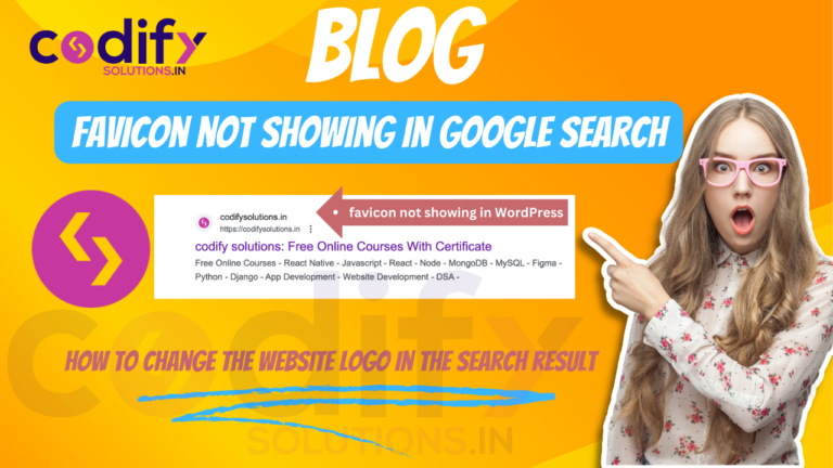 favicon not showing in google search
